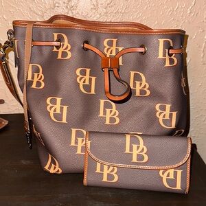Dooney & Bourke handbag & wallet.